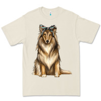 Bone collie with bandanna Premium Tee - texasbilliewilder