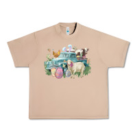 Burro Easter truck farm animals Easter Day Urban Heavy Tee - HowdyJamesFarm