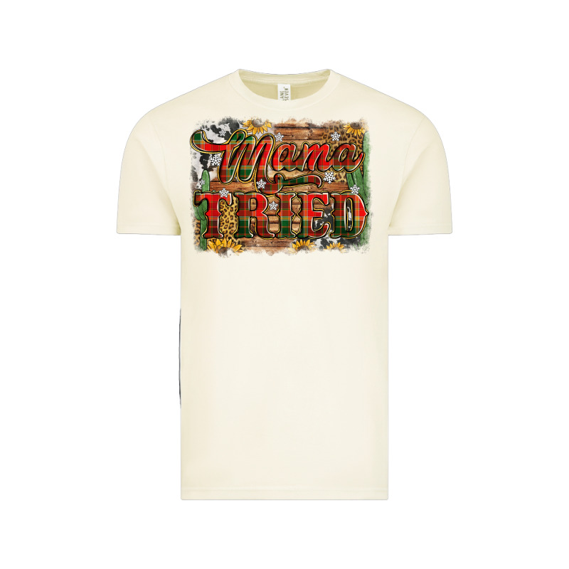 Mama Tried Christmas Vintage Tee by Jasminsmagicworld | Teevron
