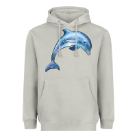 Moon Dust dolphin Heavyweight Hoodie - BarkalooDesign