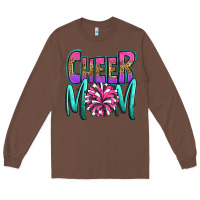 Chestnut cheer mom Long Sleeve Tee - OliviaCreatesArt