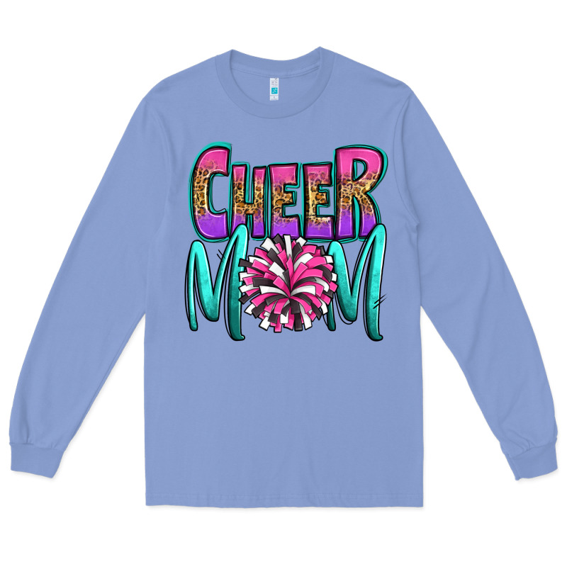 Cheer Mom Long Sleeve Tee by OliviaCreatesArt | Teevron