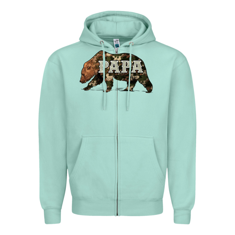 Bear Papa Zipper Hoodie by Artiststas | Teevron