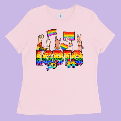 Lgbtq+ Ladies Tee Designed By Nancycooperartshop
