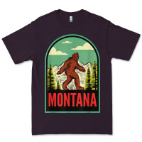 Plum montana vintage bigfoot travel Premium Tee - longCreatives