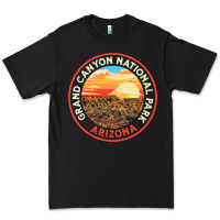 Black Vintage Grand Canyon National Park Retro 80s Graphic Premium Tee - longCreatives