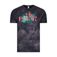 Cloud Black faith breast cancer Vintage Tee - CowGirlArtShop