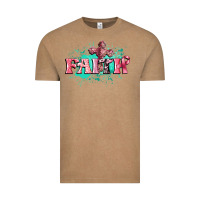 Vintage Coffee faith breast cancer Vintage Tee - CowGirlArtShop