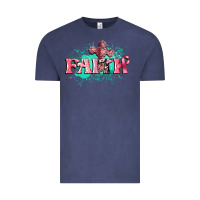Vintage Denim faith breast cancer Vintage Tee - CowGirlArtShop