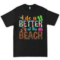 Black Life is better at the beach Premium Tee - NancyCooperArtShop
