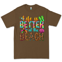 Cacao Life is better at the beach Premium Tee - NancyCooperArtShop