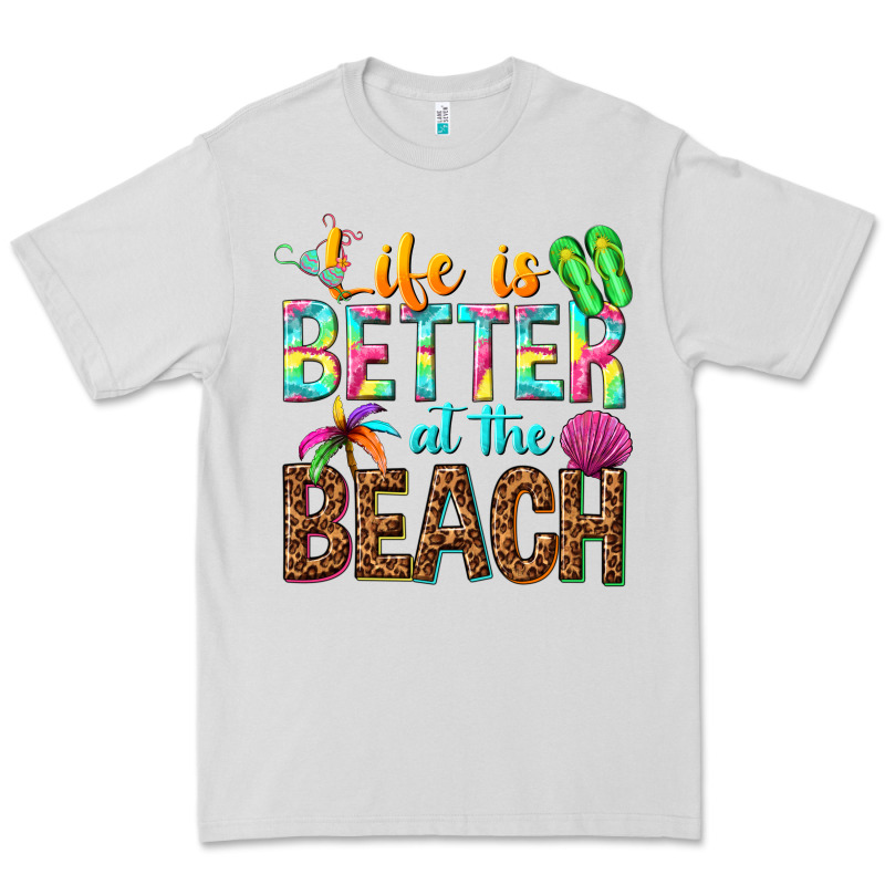 Life Is Better At The Beach Premium Tee by NancyCooperArtShop | Teevron