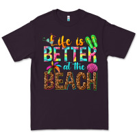 Plum Life is better at the beach Premium Tee - NancyCooperArtShop