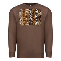 Chestnut western animal patterns brushstoke Premium Sweatshirt - BarkalooDesign