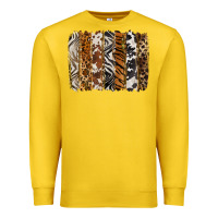 Lemon western animal patterns brushstoke Premium Sweatshirt - BarkalooDesign