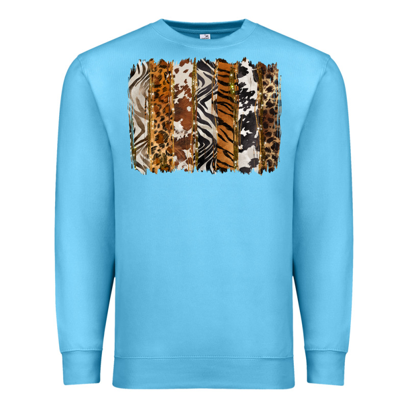 Western Animal Patterns Brushstoke Premium Sweatshirt by BarkalooDesign | Teevron
