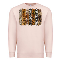 Pale Pink western animal patterns brushstoke Premium Sweatshirt - BarkalooDesign