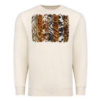 Sandshell western animal patterns brushstoke Premium Sweatshirt - BarkalooDesign