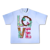 Grape Ice Love crown of the thorns Easter Day Urban Heavy Tee - HowdyJamesFarm