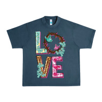 Midnight Navy Love crown of the thorns Easter Day Urban Heavy Tee - HowdyJamesFarm