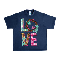 Navy Love crown of the thorns Easter Day Urban Heavy Tee - HowdyJamesFarm