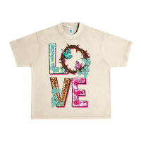 Sandshell Love crown of the thorns Easter Day Urban Heavy Tee - HowdyJamesFarm