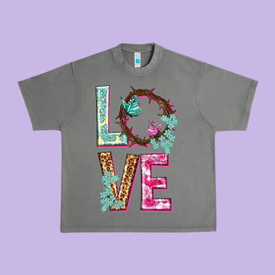 Love Crown Of The Thorns Easter Day Urban Heavy Tee Designed By Howdyjamesfarm