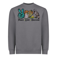 Storm Peace love raccoon Heavyweight Sweatshirt - LillyAllenDesigns