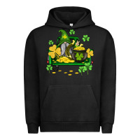 Pigment Black st patricks truck and gnome Urban Hoodie - AdoDesignShop