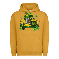 Pigment Peanut Butter st patricks truck and gnome Urban Hoodie - AdoDesignShop