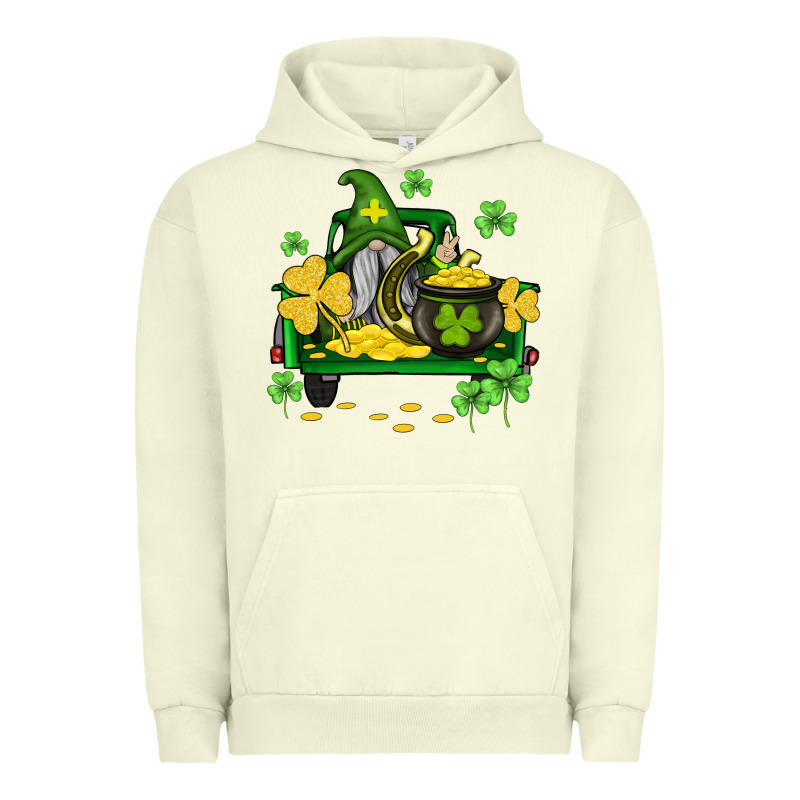 St Patricks Truck And Gnome Urban Hoodie by AdoDesignShop | Teevron