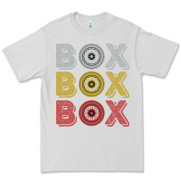Dove Grey Vintage Retro Box Box Box Formula Racing Premium Tee - longCreatives