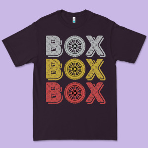Vintage Retro Box Box Box Formula Racing Premium Tee Designed By Longcreatives