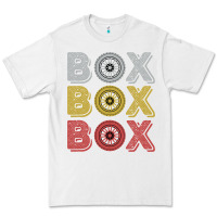 White Vintage Retro Box Box Box Formula Racing Premium Tee - longCreatives