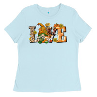 Baby Blue Love Gnome Ladies Tee - texasbilliewilder