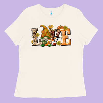 Love Gnome Ladies Tee Designed By Texasbilliewilder