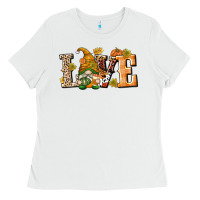 White Love Gnome Ladies Tee - texasbilliewilder