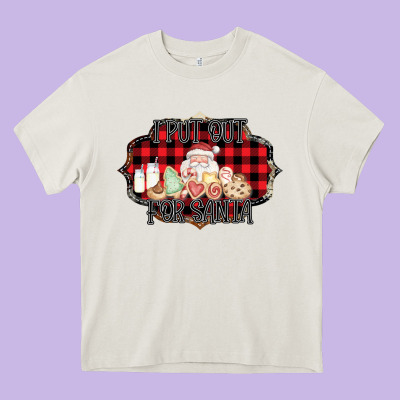 I Put Out For Santa Heavy Core Tee Designed By Bettercallsaul