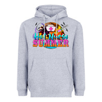 Heather Grey hot nurse summer Heavyweight Hoodie - BarkalooDesign