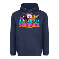 Navy hot nurse summer Heavyweight Hoodie - BarkalooDesign