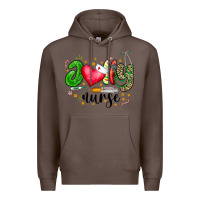 Coffee Jolly Nurse Black Premium Hoodie - CowhideDigitalArt