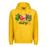 Lemon Jolly Nurse Black Premium Hoodie - CowhideDigitalArt