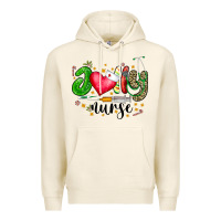 Tofu Jolly Nurse Black Premium Hoodie - CowhideDigitalArt
