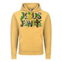 Vintage Mustard Jesus junkie St. Patrick's Vintage Hoodie - CowGirlArtShop