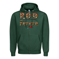 Sports Green rod father Zipper Hoodie - Artiststas