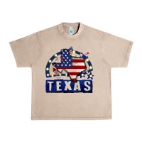 French Oak texas 4th of july Urban Heavy Tee - CowGirlArtShop