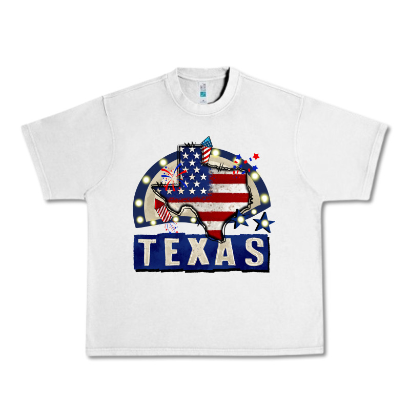 Texas 4th Of July Urban Heavy Tee by CowGirlArtShop | Teevron