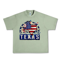 Oil Green texas 4th of july Urban Heavy Tee - CowGirlArtShop