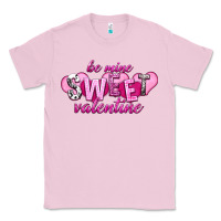 Bubblegum Pink Be mine sweet Valentine's Day Classic Tee - HowdyJamesFarm