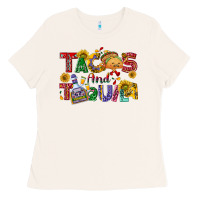 Bone Tacos and tequila Ladies Tee - NancyCooperArtShop